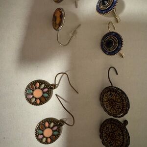 4 sets Bohemian Multicolor Earring
